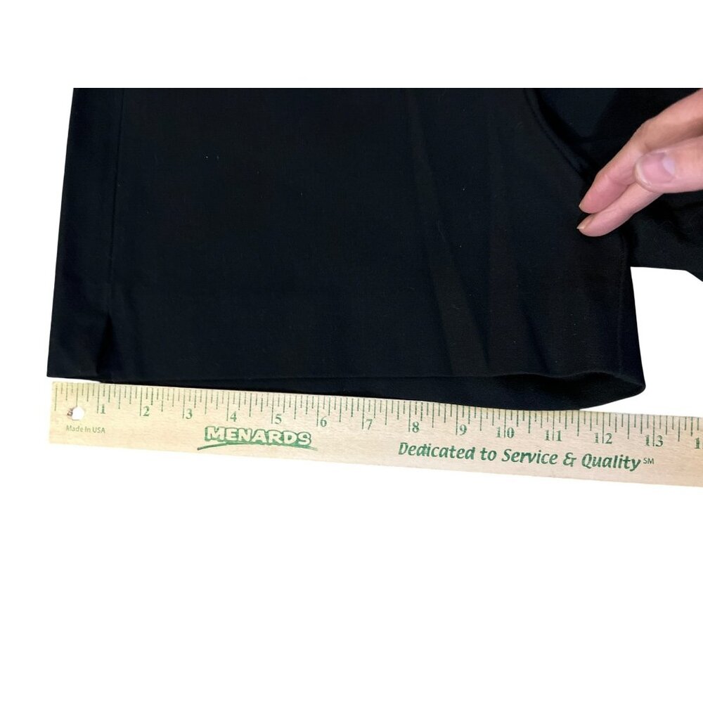 Gap Black High Rise Shorts Womens 6 Side Zip Used - Picture 11 of 13